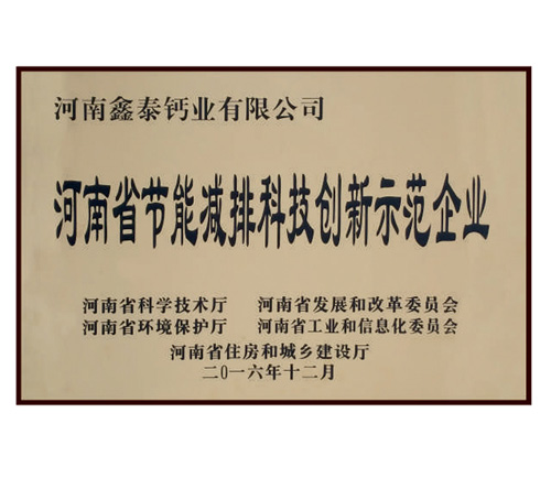 河南省節(jié)能減排技術(shù)創(chuàng)新示范